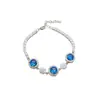 ¡Pulsera apilada de diamantes de colores! Pulsera de calabaza con circonita chapada en oro real, joyería de diseño niche estilo ins coreano para mujer