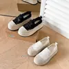 Zapatos de Plataforma con Encaje, Transpirables, Patchwork, Punta Redonda, Sin Cordones para Personas Petites, Nuevos de Moda Otoño 2026, Alpargatas