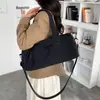 Bolso de Mano Casual de Gran Capacidad para Mujer, Bolso Versátil para Deportes y Fitness, Bolsa de Almacenamiento para Distancias Cortas, Bolso con Almohada de Viaje Portátil Cruzado