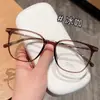 Armação de Óculos Polygonos Grande Tendência Versão Coreana Ultra-Leve Tr90 para Mulheres com Acabamento de Alto Padrão, Pode Ser Montada com Lentes de Grau
