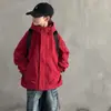 Chaqueta de Primavera para Niños 2026 Estilo Nuevo Niños Grandes Ropa de Otoño Holgada Estilo Primavera y Otoño para Niños Cortavientos Guapo Elegante
