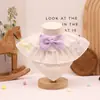Babero para Perro Mascota Toalla para Saliva Babero para Gato Bufanda Linda Estilo Princesa Accesorios para Fotos Decoración Lazo