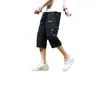 2026 Verano Nuevos Pantalones Cortos de Trabajo de Seda Helada para Hombre Sueltos Rectos de Siete Puntos Transpirables de Secado Rápido Modernos Casuales de Longitud Media