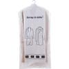 Cubierta Antipolvo para Colgar Ropa Transparente Bolsa de Almacenamiento para Abrigos y Trajes Engrosada Impermeable Bolsa Antipolvo para Almacenamiento de Ropa Bolsa de Vacío