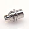 Conector de línea de señal de audio HIFI de cobre niquelado con base hembra RCA y cabeza hembra RCA con dientes de tornillo