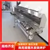 Parrilla de Carbón Comercial para Barbacoa Puesto de Mercado Nocturno Carrito Móvil con Extracción de Humo Soporte para Barbacoa Exterior Espesado Brochetas Estufa de Carbón Carrito de Barbacoa
