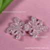 Hebilla de Disco Estilo Chino, Hebilla de Disco de Cristal Bordada a Mano, Botón de Cuentas Colgante para Traje Tang, Botón de Cheongsam, Botón Pipa, Accesorios DIY