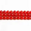 Cuentas redondas de cristal natural, cuentas sueltas de cristal morado, rosa y amarillo semiacabadas, suministros para hacer joyería DIY, cuentas para collares y pulseras, venta al por mayor