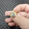 Jade Jade Azul Agua Jade Hebilla Buda Frijol Verde Jade Colgante Mariposa Anillo Boca Viva Hoja Incrustada Pulsera Joyería