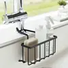Fregadero multifuncional que ahorra espacio, almacenamiento para grifo, escurridor de esponja para cocina, estante de almacenamiento para artículos de limpieza