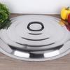 Venta Directa de Fábrica Tapa Grande de Acero Inoxidable para Olla con Diámetro Ampliado y Mango Antiescaldaduras, Adecuada para Uso Doméstico, Comercial, Comedor y Restaurante