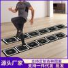 Tapete de Entrenamiento de Escalera de Agilidad Antideslizante Multifuncional Escalera Paso Enrejado para Saltar Entrenamiento Goma Deportes Equipo de Entrenamiento Físico