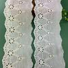 Venta al por mayor de fábrica algodón ancho lateral 12cm accesorios de encaje falda de algodón falda decorativa ropa diy