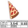 Junle Bordado Hamburguesa Salchicha Hot Dog Pizza Tela Pegatina Creativo Dibujo Animado Joker Parche Parche de Punto