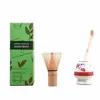 Estilo té Estilo japonés Baibenli Cepillo para té Matcha Herramienta para Matcha Estilo té Dinastía Song Juego de caja de regalo para pedido de té Tazón para Matcha