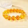 Pulsera de citrino del zodíaco de venta caliente al por mayor para templos, pulsera de citrino brasileño de tres signos del zodíaco para hombres para atraer riqueza