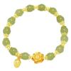 Nueva Pulsera de Loto para Mujer Pulsera de Cuentas de Transferencia Imitación He Tian Yu Pulsera de Lujo Ligero Regalo de Cumpleaños para Novias Joyería