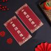 Minimalista Novo Fosco Glitter Casamento Envelopes Vermelhos Tendência Envelopes de Dinheiro da Sorte para Ano Novo e Festival da Primavera Sacos Criativos de Pacote Vermelho