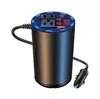 Inversor para Coche, Convertidor de Potencia para Coche, 12V a 110V, 12V a 220V, Cargador Rápido para Coche
