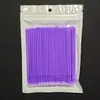 Hisopo de Algodón Nano para Maquillaje, Limpieza de Extensiones de Pestañas, Bordado de Tatuaje de Pestañas, Corrección de Delineador de Ojos y Delineador de Labios, Bastoncillo Limpiador de Algodón con Cabeza Pequeña