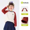 [Coleção de Camisetas de Manga Longa] Camisetas Infantis Dudu, Tops Infantis de Manga Longa para Outono, Roupas de Outono para Meninas, Roupas para Bebês e Crianças