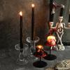 Velas de Halloween Navidad Velas de Palo de Sangre Goteante Negro Decoración de Fiesta Velas de Atmósfera de Mesa Venta Caliente Transfronteriza