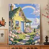 Casa de Flores junto al Mar Pintura al Óleo Digital DIY 2026 Nueva Pintura Acrílica Relleno Manual para Colorear Pintura Decorativa Sanadora