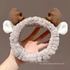Diadema linda y divertida de felpa para lavarse la cara para hombres y mujeres, nuevo modelo 2026, diadema especial para aplicar maquillaje y mascarillas faciales, no estrangula el cabello