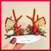 Accesorios para el Cabello de Navidad para Niñas Diadema con Cuernos de Reno Pequeños Accesorios de Disfraz para Bebés Pasador Nuevo Pasador Diadema