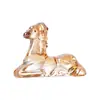 Artesanato de Cristal Animal Cervo com Chifres Pet de Chá Feito à Mão Enfeites de Cristal para Mesa Fornecimento Transfronteiriço Dropshipping