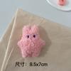 Broche de boneca de pelúcia dos desenhos animados urso fofo corpo inteiro coelho estudante roupas saco meias acessórios decorativos pingente