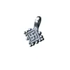 Plata de Ley S925 Estilo Tibetano Caracola Clip Accesorios Cuentas de Buda Estrella Luna Bodhi Clip para Contar Juguete Cultural Accesorios para Pulsera