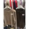 Peanut2026 Otoño Estilo Coreano Casual Trenzado Hueco Versátil Cuello Redondo Cardigan de Punto 11666