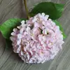 Flor Artificial Hortensia de Rama Larga Tela de Seda Hortensia de Boda Flor Falsa Hortensia Grande Guía de Camino de Boda Flor Falsa Hortensia Grande Multicolor