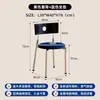 Silla de Comedor para el Hogar de Segunda Mano, Silla Moderna Minimalista con Respaldo, Beige Retro Francés Casa de Huéspedes Mesa y Sillas de Comedor de Madera Maciza