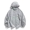 Chaqueta de Seda de Hielo 2026 Nueva con Protección Solar para Hombre, Verano Ligera Transpirable para Deportes al Aire Libre, Chaqueta para la Piel con Cremallera, Estilo Pareja
