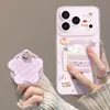 Capa de Celular Magnética Adequada para iPhone 18, Design de Bolo Taro, 17 Pro Max, Nova Apple 15, 14 Case, 16 com Suporte