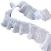Accesorios de Encaje de Hongo Plisado de Alta Gama de 5 cm de Ancho Material de Decoración para Dobladillo de Ropa Bolso del Dolor Hecho a Mano DIY Accesorios