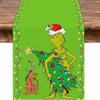 Popular Personaje de Película Navideña de Amazon Grinch Camino de Mesa Personalizado, Sala de Estar Cocina Mesa de Café Mantel Aislamiento Térmico