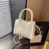 Bolso de Mano de Cuero Aceitado con Lazo de Comercio Exterior para Mujer 2026 Nueva Moda Versátil Bolso de Hombro Cruzado Bolso Cuadrado Pequeño de Moda