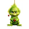 Colgante Nuevo 2D Grinch Bebé Transfronterizo Decoración Navideña Decoración de Árbol de Navidad Colgante Acrílico