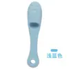 Cepillo de punta de nariz de silicona limpia poros cepillo facial pelo suave cepillo facial suave dedal de silicona cepillo de silicona cepillo para lavar la cara