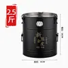 Recipiente de Chá Estanhado de Aço Inoxidável, Grande Capacidade, Espessado, Selado, à Prova de Umidade, Recipiente de Armazenamento de Arroz, Lixeira de Coleta à Prova de Insetos