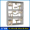 L Venta al por mayor Villa para Gatos Casa para Gatos Nido para Gatos Casa para Gatos Casa para Gatos Tienda de Mascotas Lujo Madera Maciza Exhibición Gabinete de Cría para Gatos Fábrica