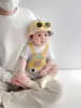 Macacão Bebê Verão Estilo Fino Macacão Desenho Animado Bebê Manga Curta Macacãozinho Roupas de Verão Super Fofas Roupas para Ar Condicionado Pijama