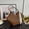 Bolsa Grande Estilo Coreano Transfronteiriça Nova Bolsa Feminina 2025 Casual Versátil Bolsa de Ombro para o Dia a Dia Bolsa Tote Bolsa Feminina Plissada