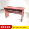 Mesa de conferencias mesa larga tira de entrenamiento roja mesa de 1,2 metros de largo para tres personas combinación de mesa y silla para auditorio escolar sala de reuniones