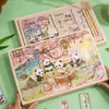 Guofeng Lindo Panda Cuaderno de Bocetos Caja de Regalo Traje Cuaderno Regalo para Estudiante Set de Regalo de Papelería Regalo