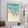 Pintura al Óleo Texturizada Tridimensional Abstracta Pintura Decorativa para Sala de Estar Lujo Accesible Pintura Atmosférica de Piso a Techo Pasillo Pasillo Entrada de Escalera Pintura Colgante