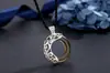 Colar de Prata de Lei S925 com Doze Signos do Zodíaco, Personalizado Simples com Pedra Olho de Gato, Corrente de Clavícula Tendência, Pingente de Prata Pura para Homens e Mulheres